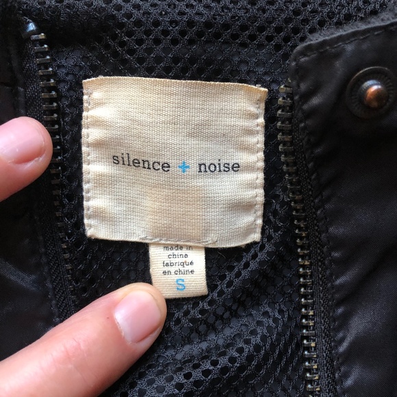 Black Silence + Noise Moto jacket - Picture 2 of 6